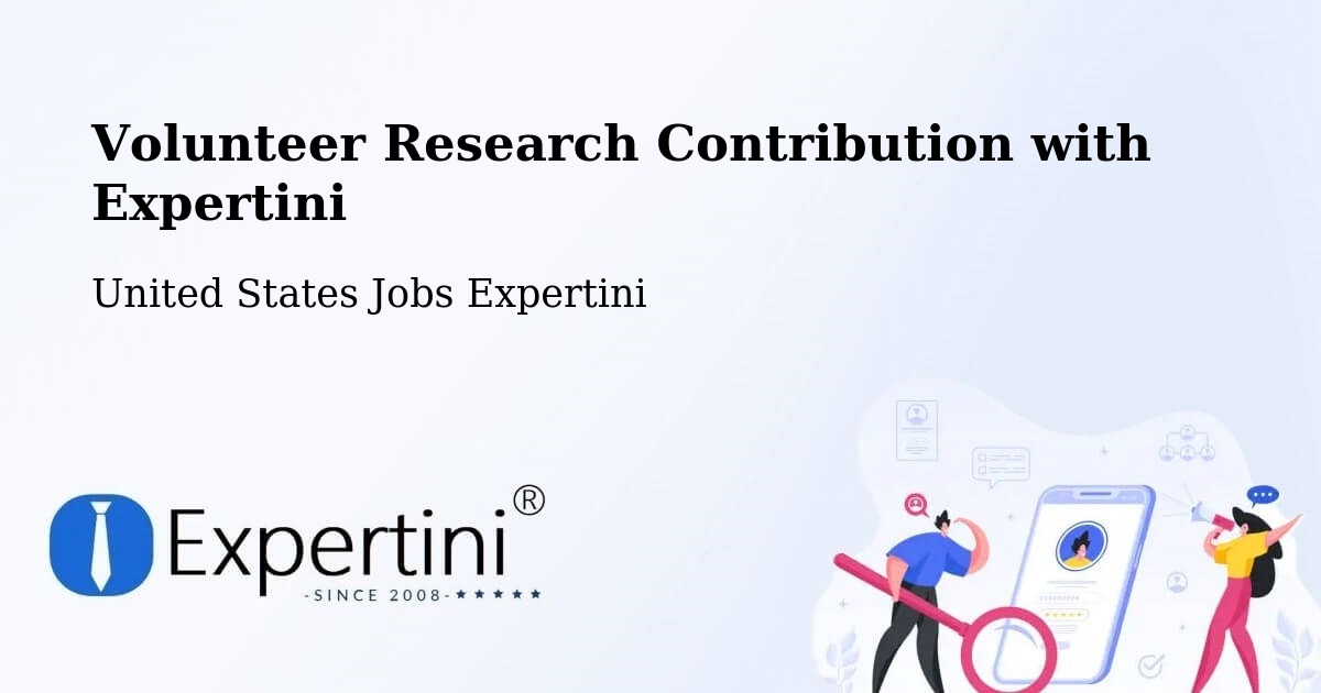 Volunteer Research Contribution Program – Needham - United States Jobs Expertini